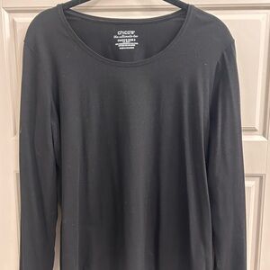 Chico's Classic Black Long Sleeve Tee